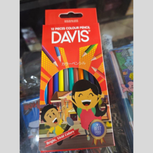 Pulas/Pensil Warna Davis 12 Warna Panjang