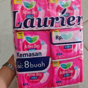 Pembalut Softex Laurier Aktif Day 6 Pak