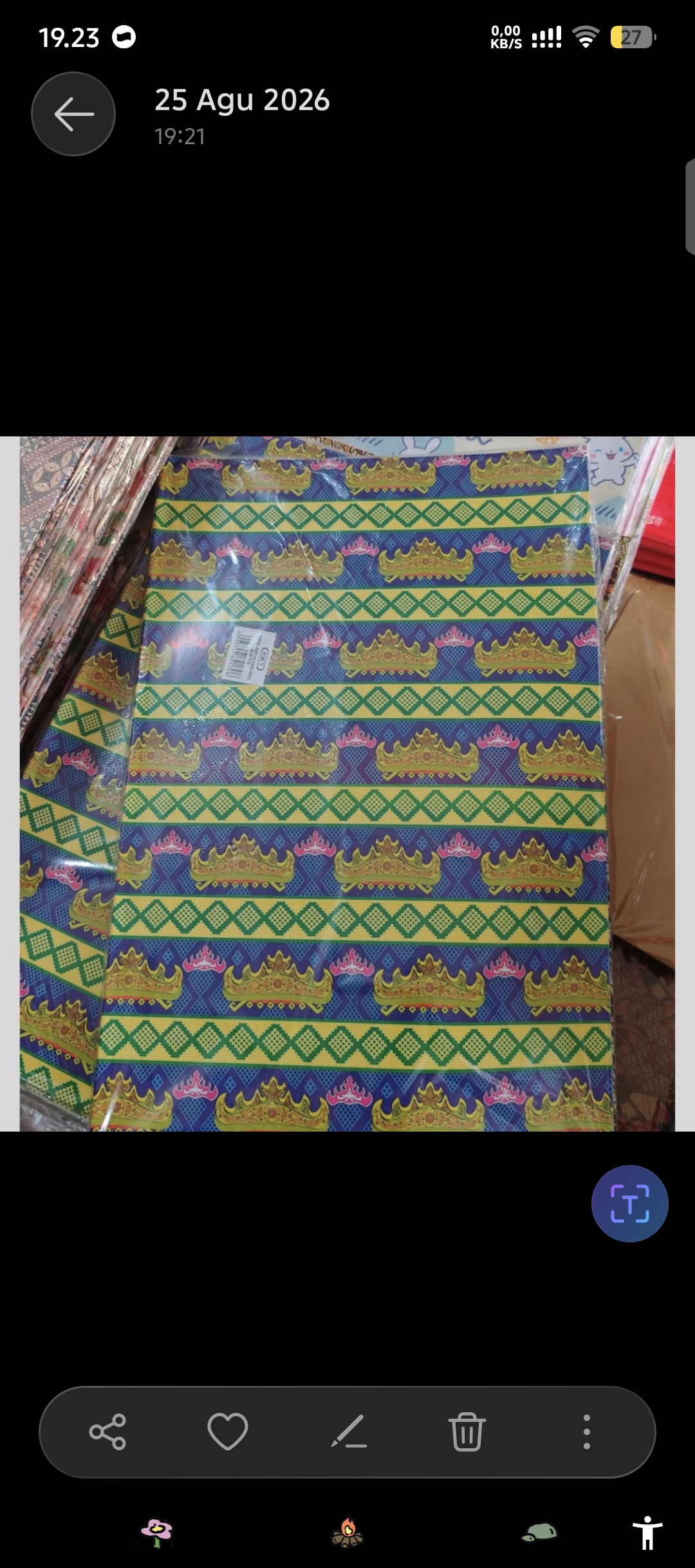 Kertas Kado Kiky Matte Batik