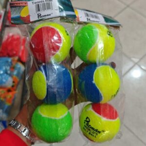 Bola Kasti Pacman Warna Warni Isi 6