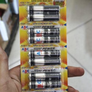 Batu Baterai ABC Remote Hitam