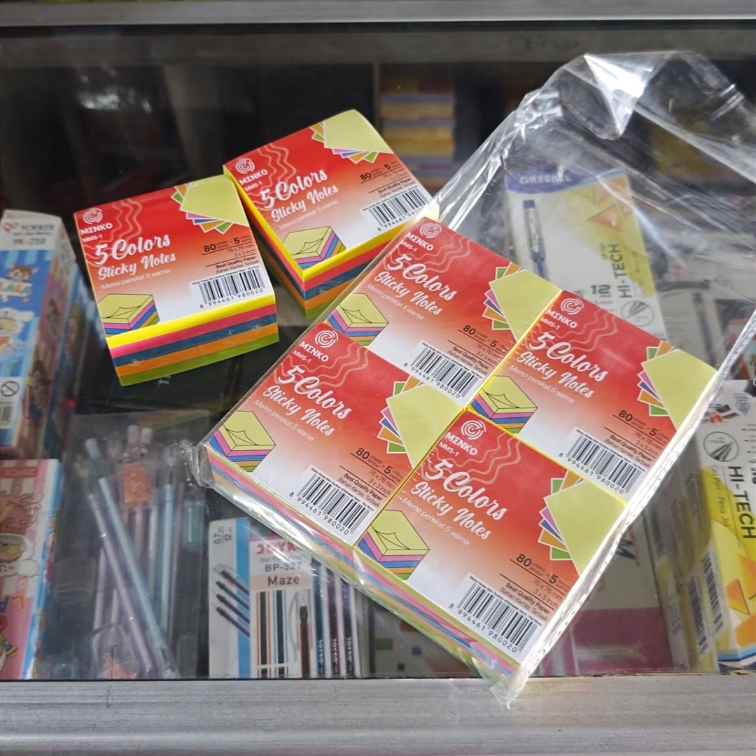Sticky Note Catatan Tempel 5 Warna