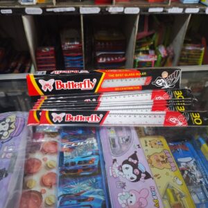 Penggaris Mistar Butterfly 30cm KTK12pc