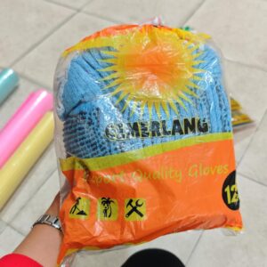 Sarung Tangan Bintik Warna isi 12
